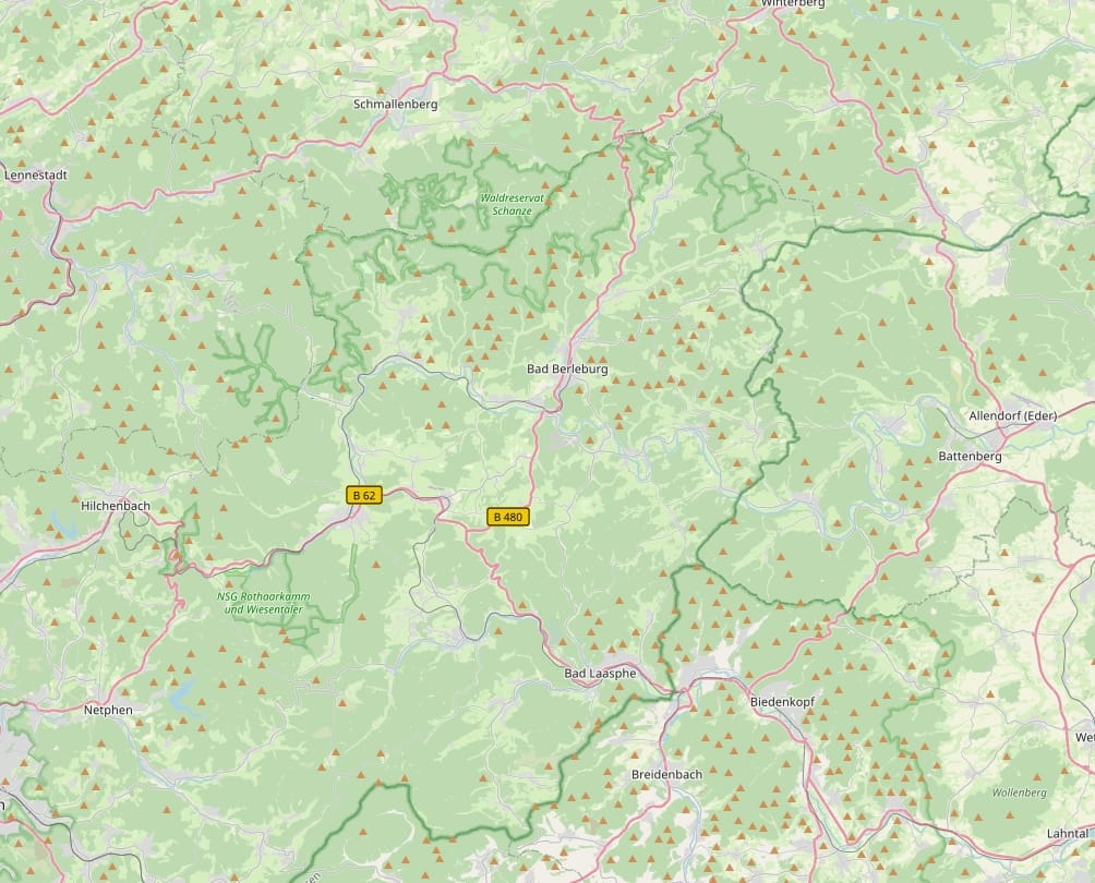 Interaktive Karte (Openstreetmap)